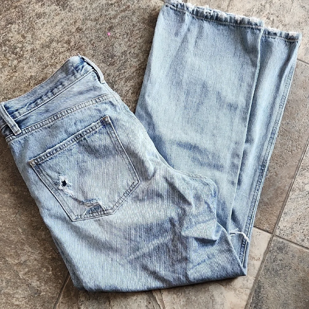 KanCan Light Blue Distressed Boyfriend Jeans - Picture 14 of 14